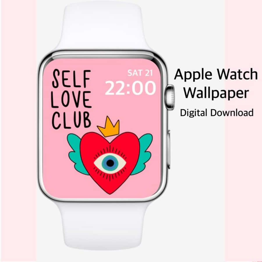 Mặt đồng hồ Apple Watch dễ thương hình trái tim Hình nền
