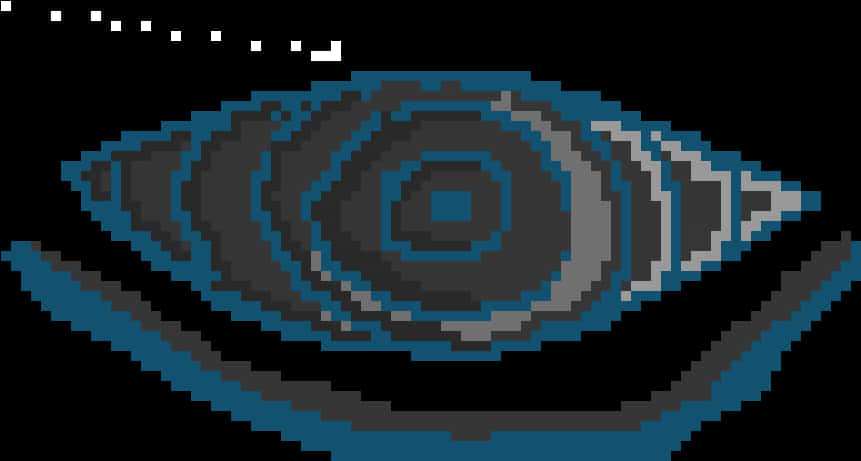 Mắt Rinnegan Pixel Art Hình nền