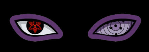 Mắt Sharingan và Rinnegan Hình nền