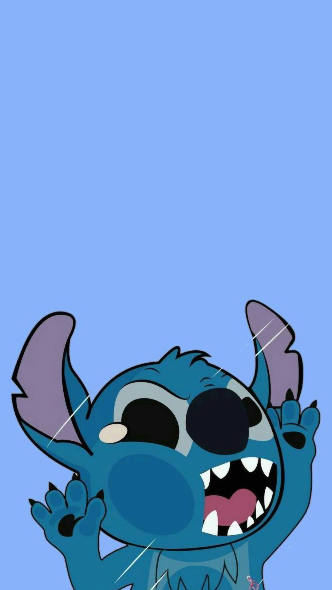 Mặt Stitch Hài Hước Nghệ Thuật Hình nền