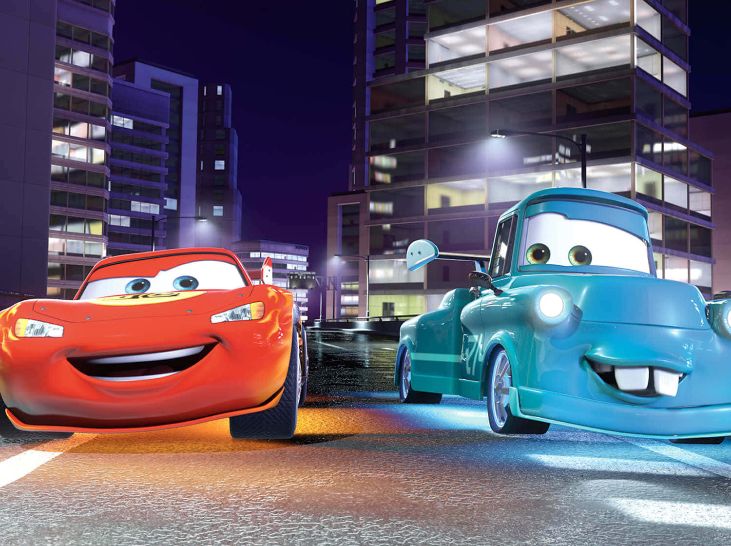 Mater và Lightning McQueen, Tình Bạn Vượt Qua Thử Thách Thời Gian Hình nền