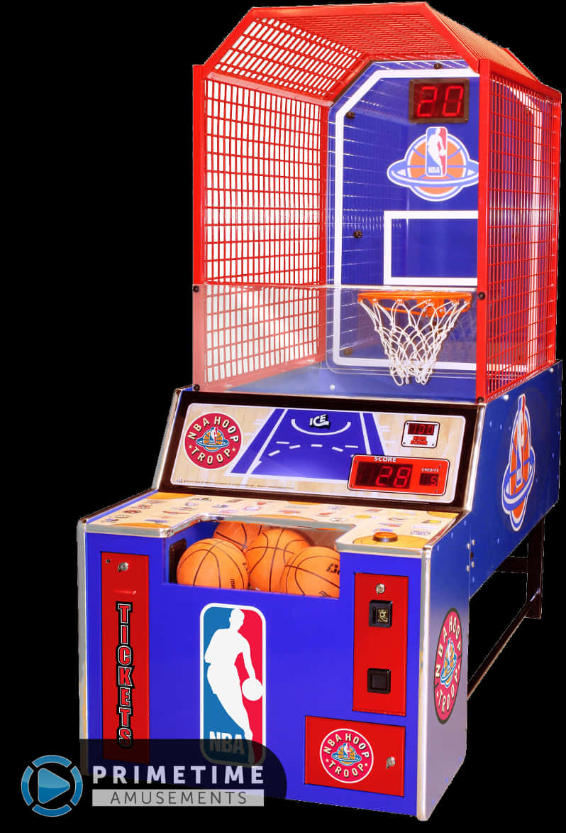 Máy chơi bóng rổ thùng game Hình nền
