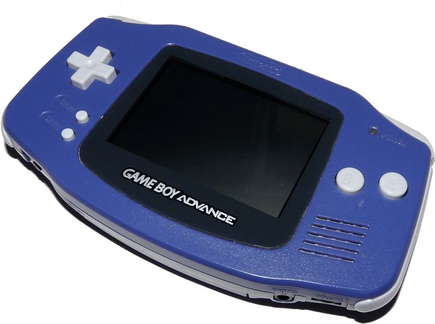 Máy chơi game cầm tay Game Boy Advance màu xanh Hình nền