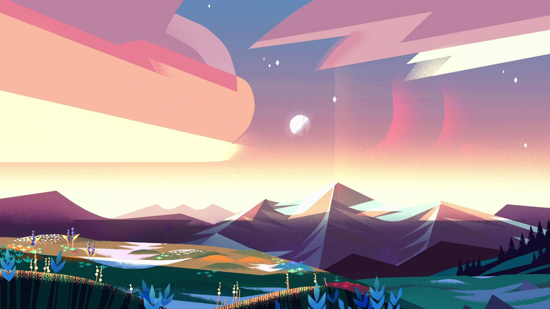 Hình nền máy tính bảng Aesthetic Gravity Falls