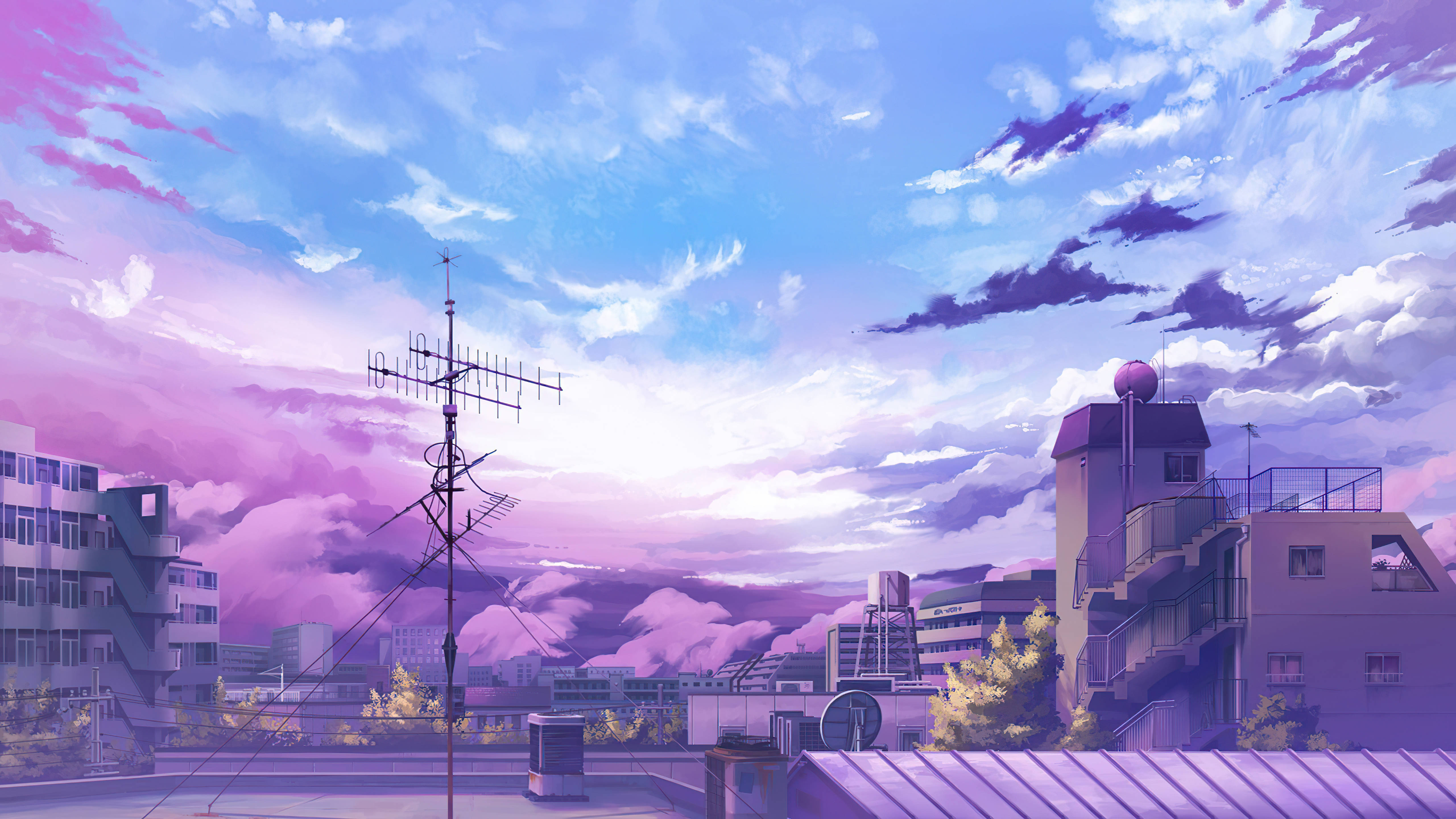 Máy tính bảng Galaxy phong cách Anime Hình nền