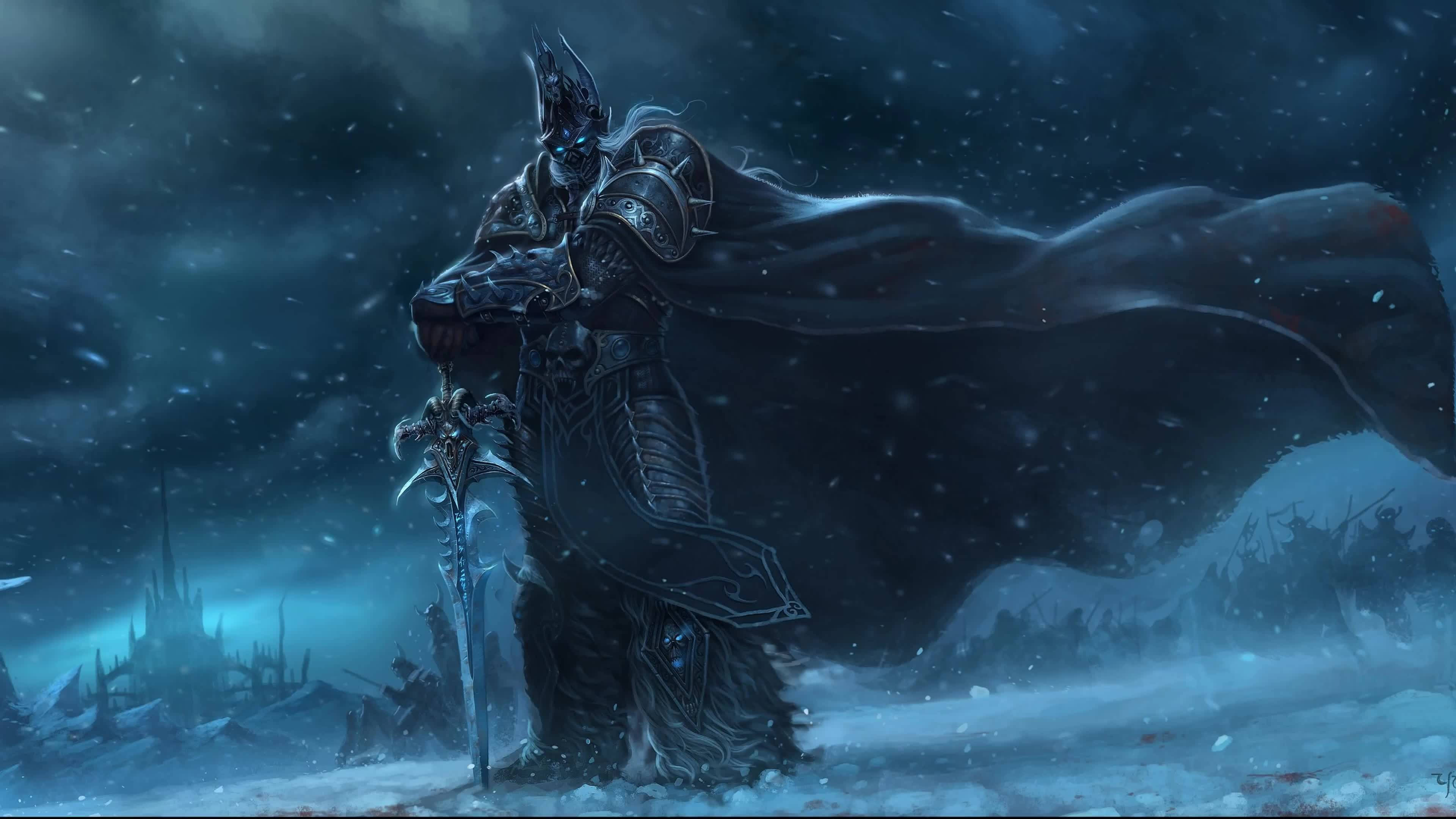 Máy tính để bàn 4K chuyển động Arthas Menethil Hình nền
