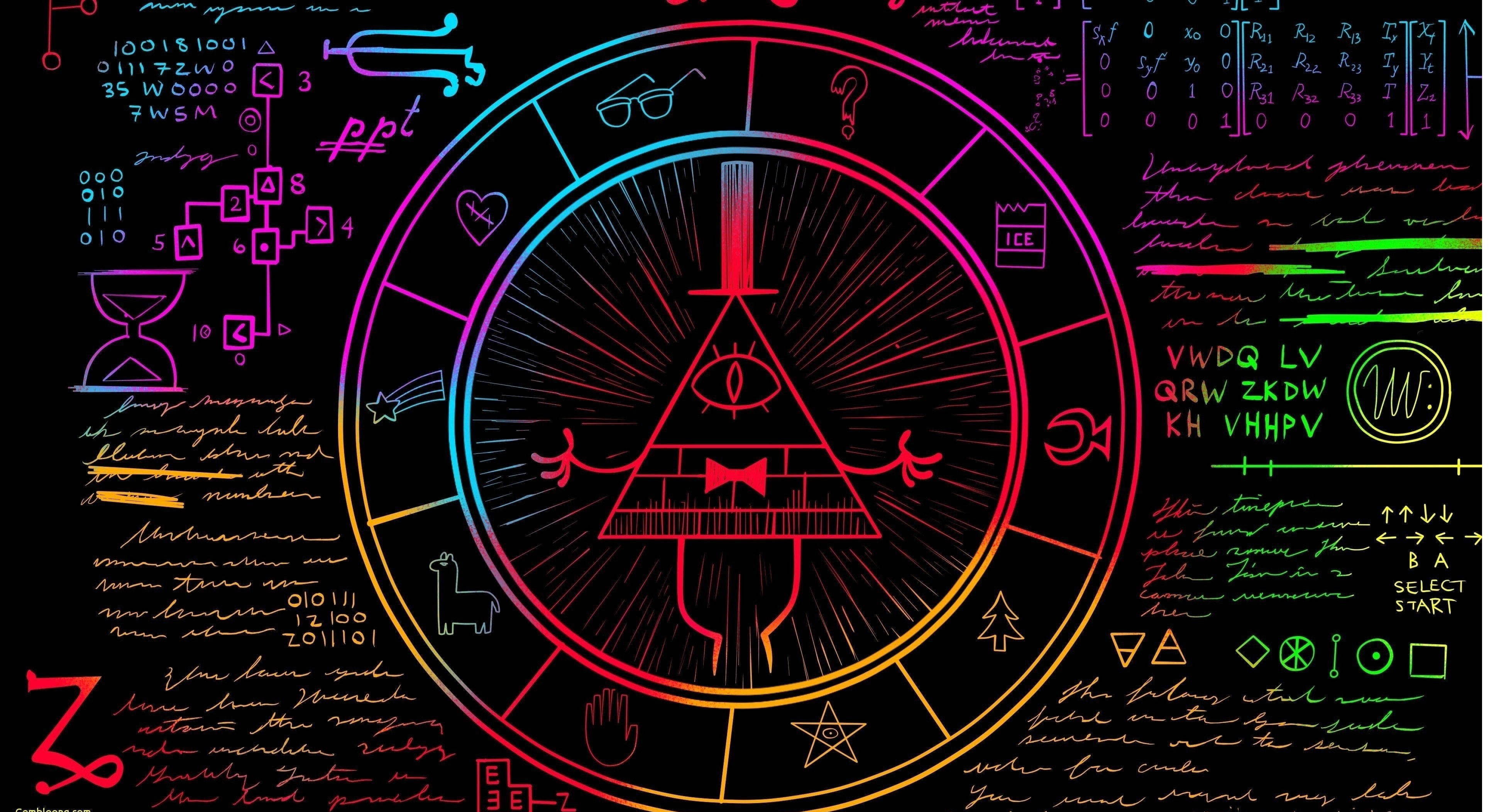 Máy tính xách tay Bill Cipher thẩm mỹ Hình nền