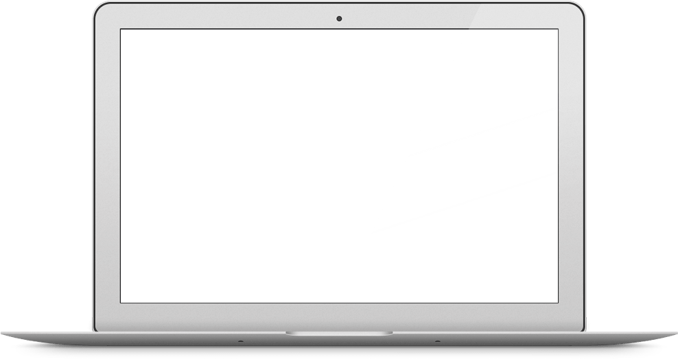 Máy tính xách tay MacBook màu bạc mở màn hình trống Hình nền