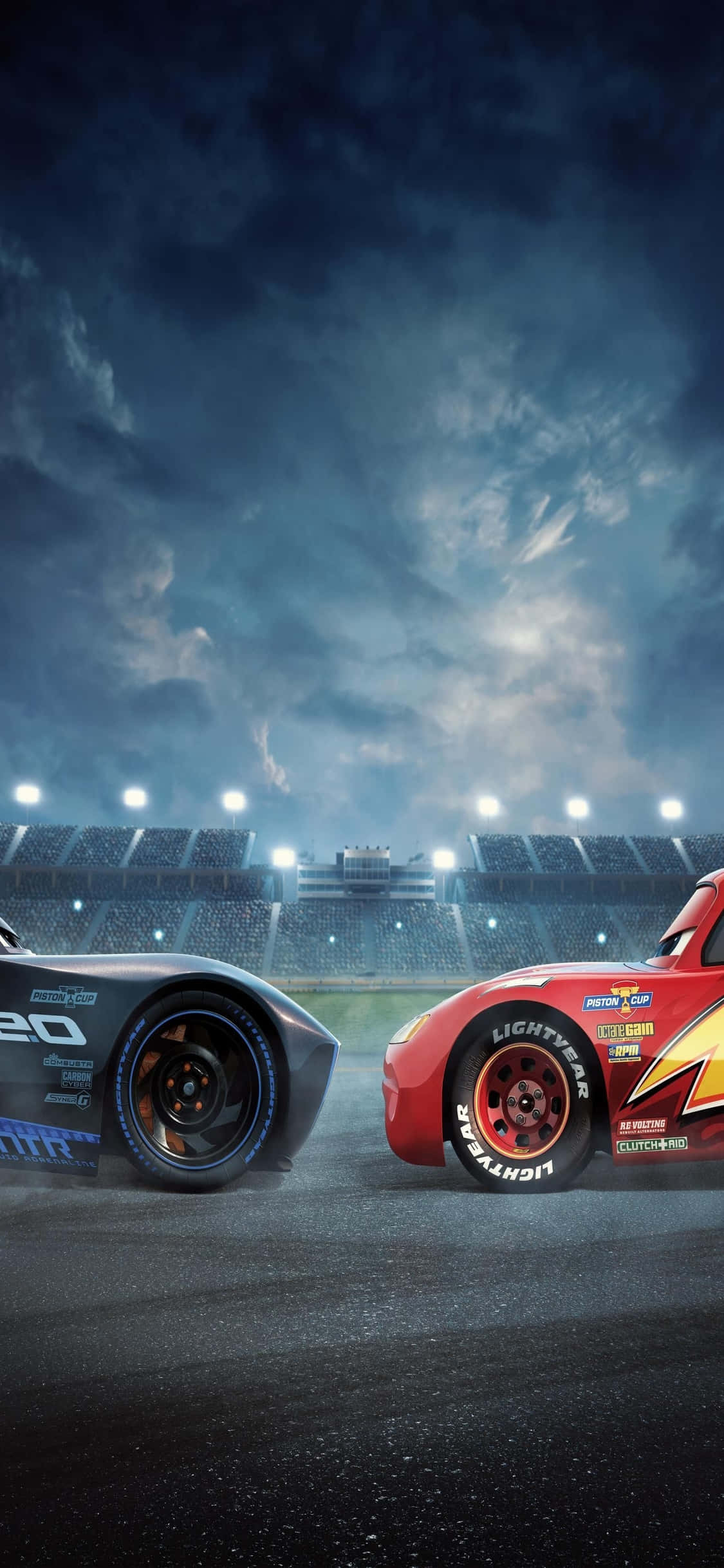 McQueen Và Jackson Storm iPhone X Hình Nền Phim Cars Hình nền