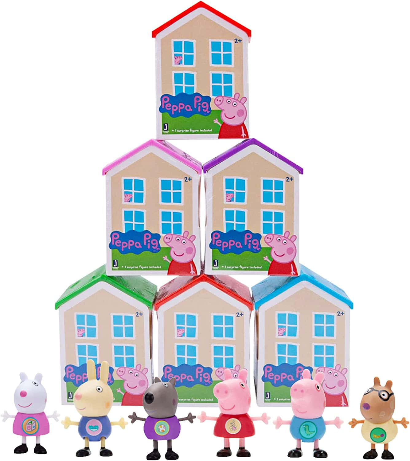 Mẹ, Bố và Peppa Pig Tận Hưởng Chuyến Đi Chơi Gia Đình Vui Vẻ Hình nền