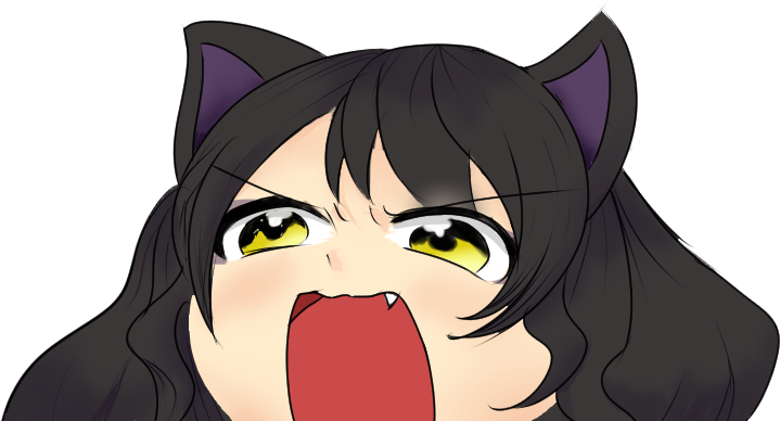 Meme Cô Gái Mèo Nổi Giận.PNG Hình nền
