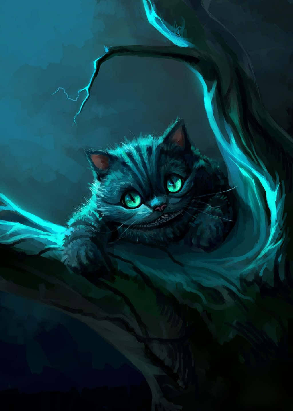 Mèo Cheshire Cười Hình nền