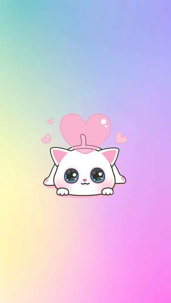 Mèo Dễ Thương Kawaii Đáng Yêu Hoạt Hình Hình nền