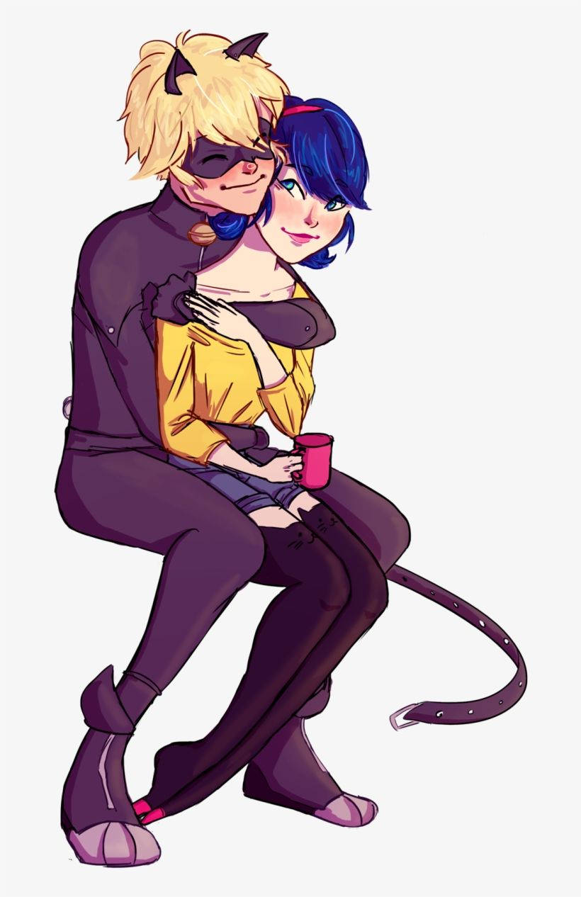 Mèo Đen và Marinette Hình nền