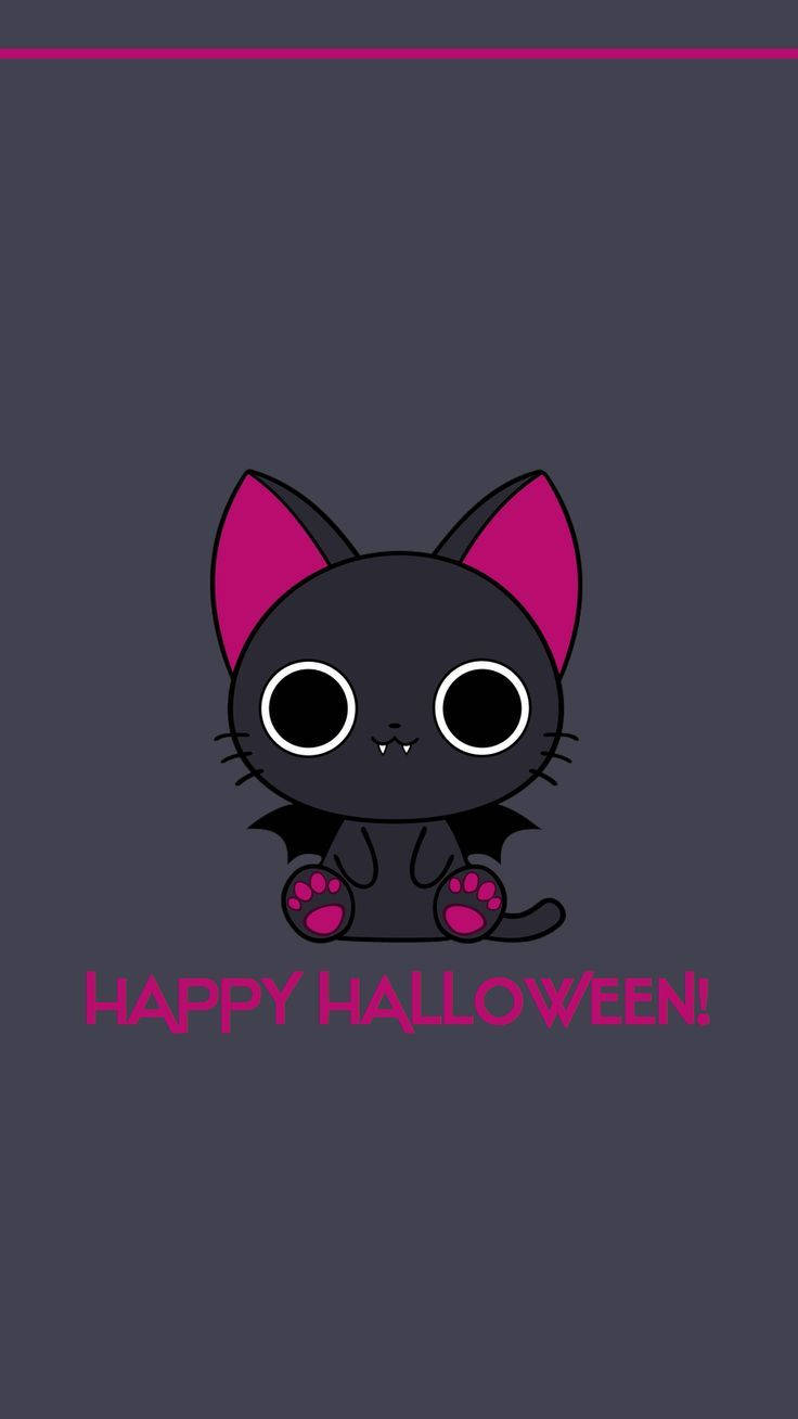 Mèo Halloween Dễ Thương Ma Quái Hình nền