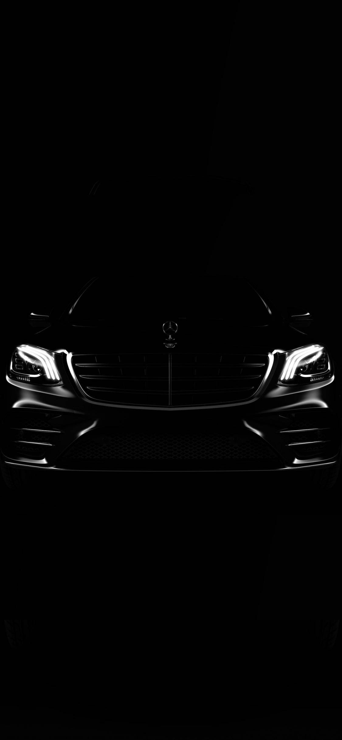 Mercedes iPhone X nền đen Hình nền