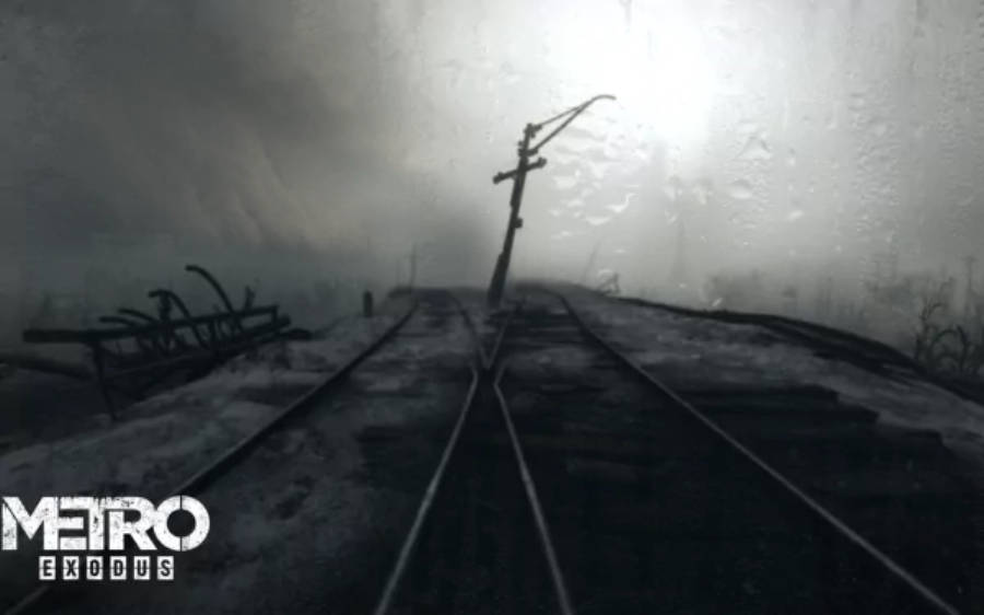 Metro Exodus Đường Ray Tàu Hỏa 3440x1440 Hình nền