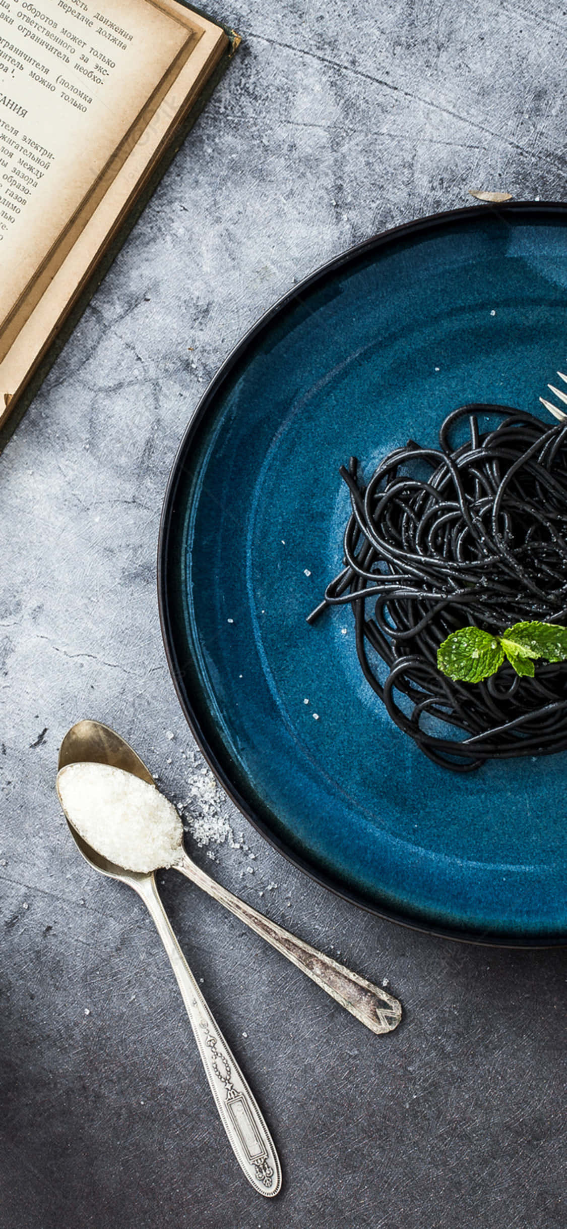 Mì Pasta Đen Nền Pasta iPhone X Hình nền