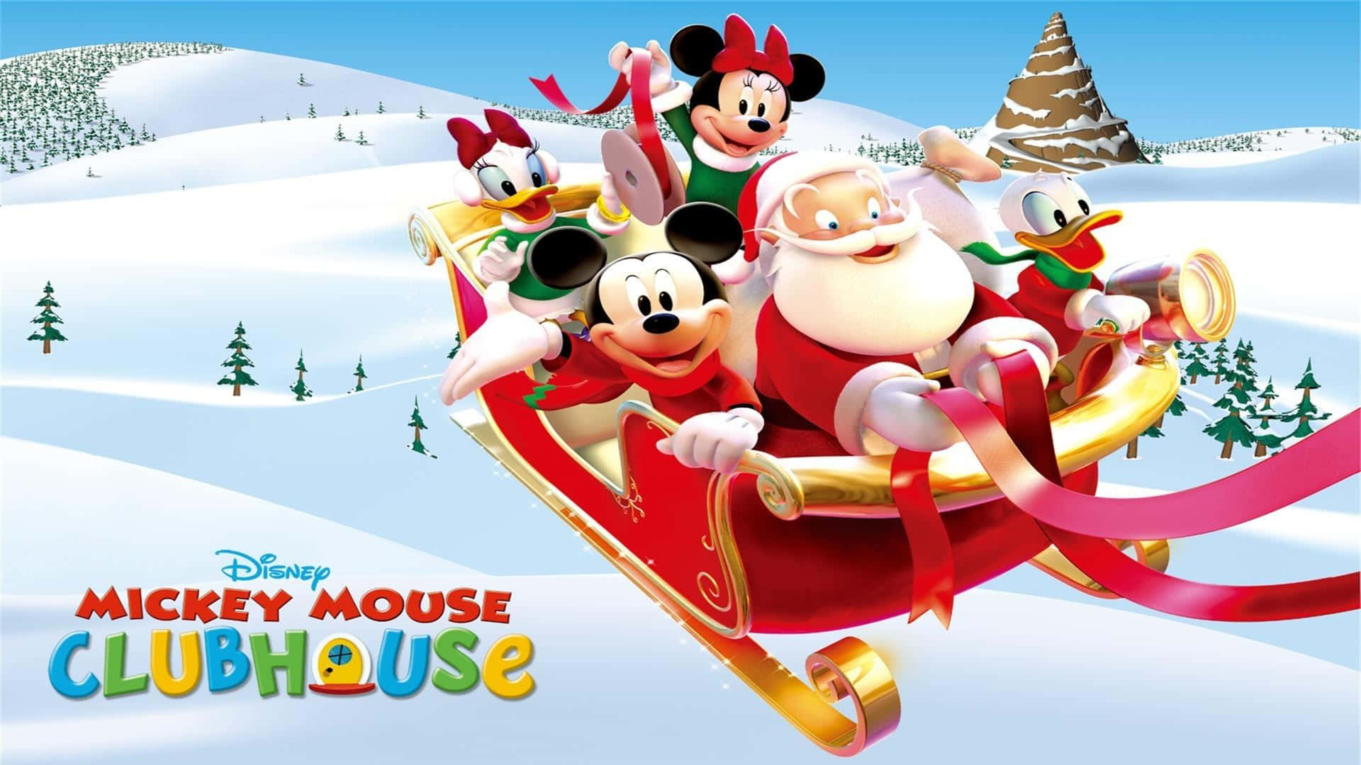 Mickey Mouse Clubhouse 2 - Ông già Noel Hình nền