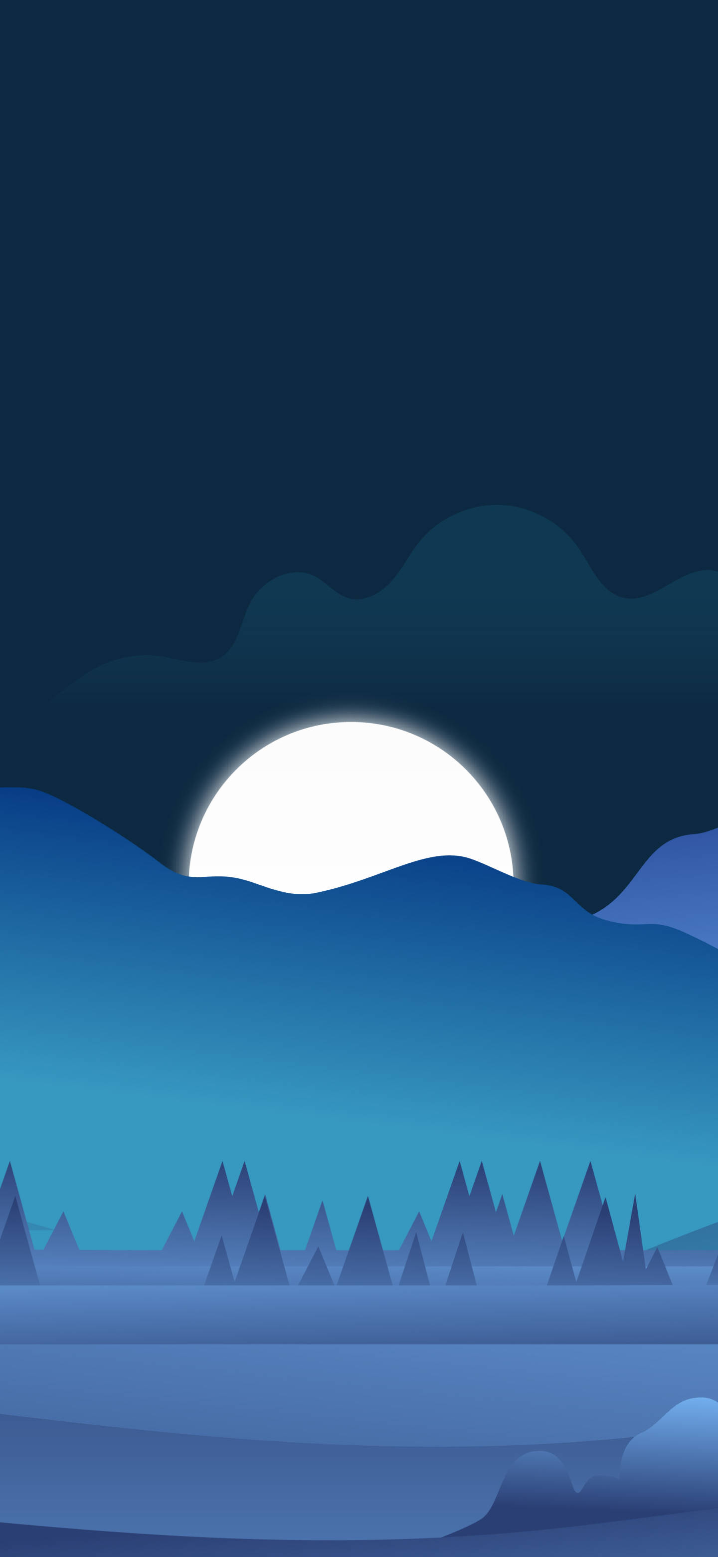 Midnight Moon Cho Xiaomi Redmi Note 9 Hình nền