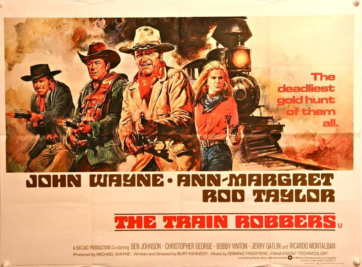 Miền Tây Hoang Dã The Train Robbers Hình nền