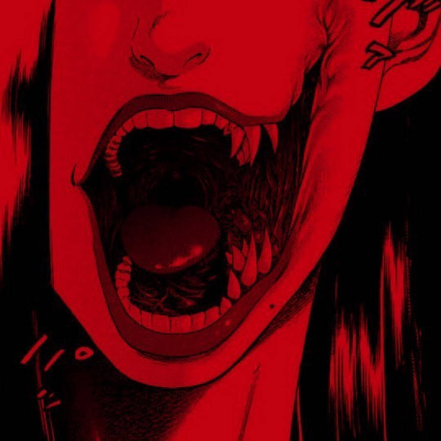 Miệng Quái Vật Anime Cá Tính Mạnh Hình nền