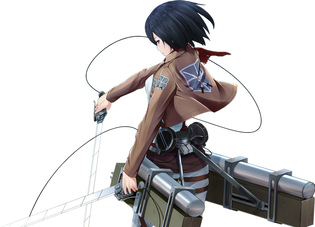 Mikasa Ackerman Sẵn Sàng Chiến Đấu Hình nền