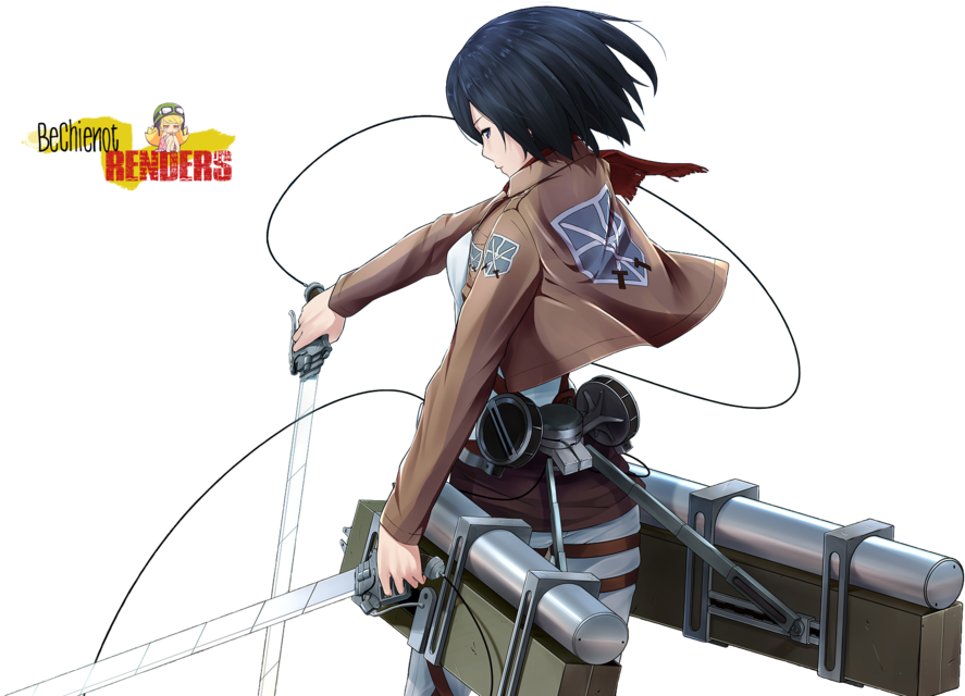 Mikasa Ackerman Sẵn Sàng Chiến Đấu Hình nền