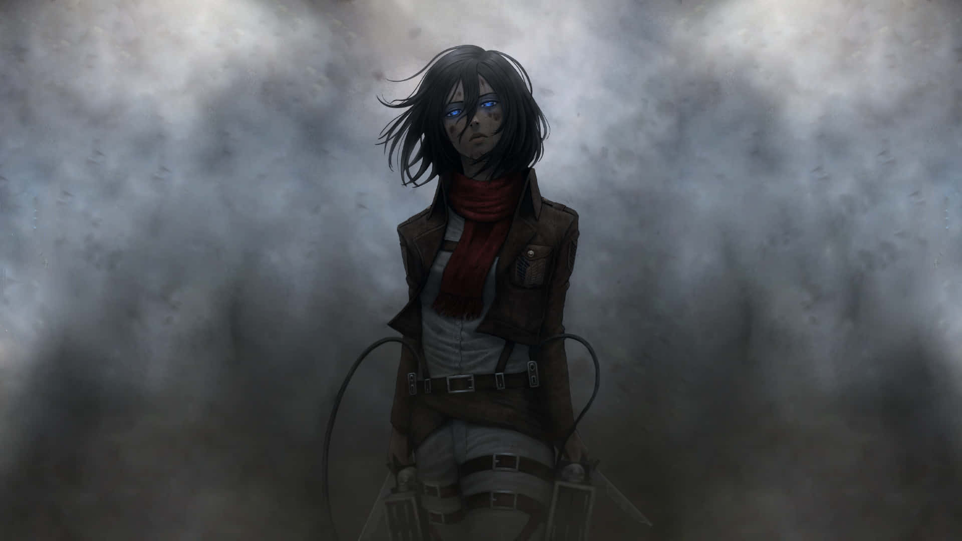 Mikasa Pfp Rùng Rợn Hình nền