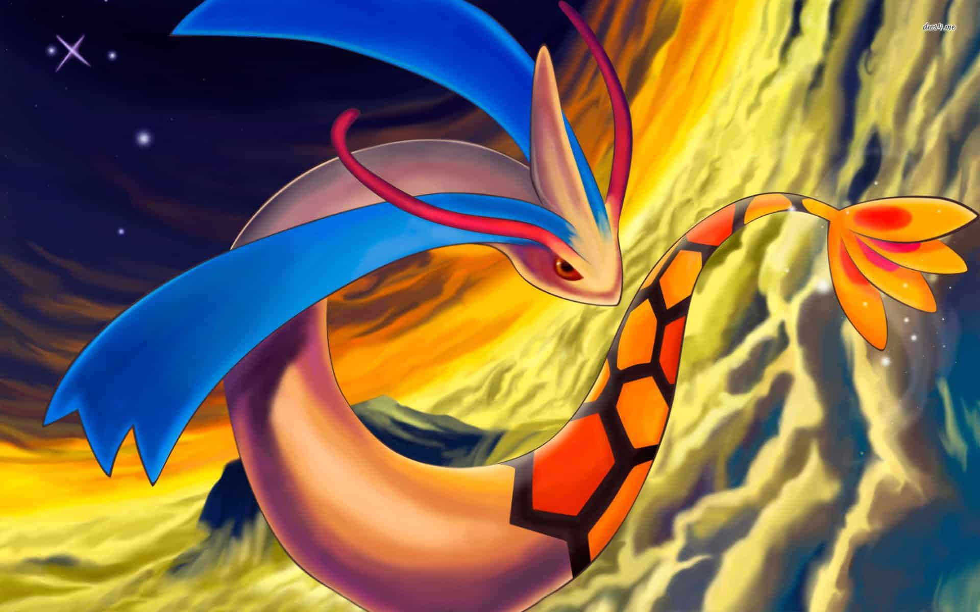 Milotic Bay Trên Mây Hình nền