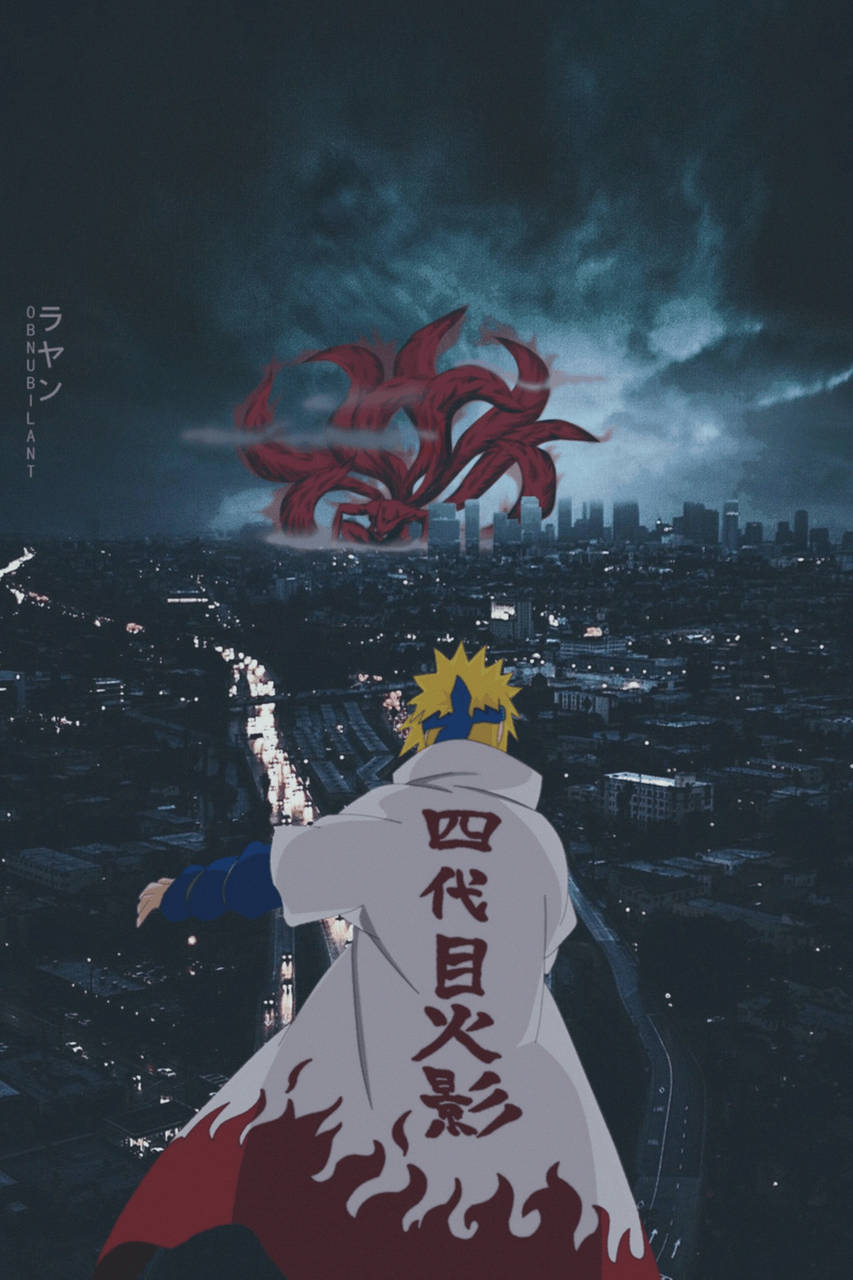 Minato Đối Đầu Kurama Naruto Thẩm Mỹ Hình nền