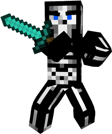 Minecraft_ Nhân vật cầm kiếm.PNG Hình nền
