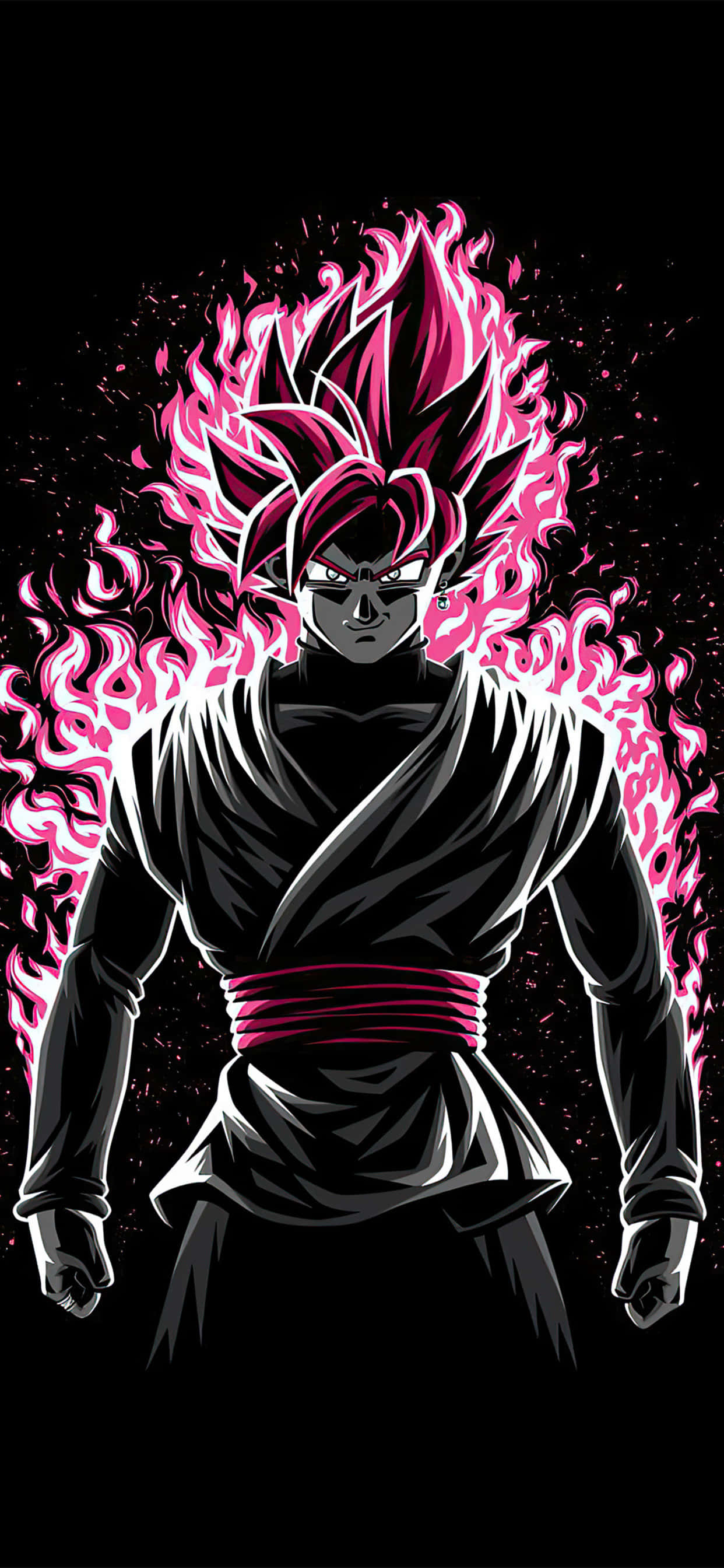 Minh họa Black Goku Dragon Ball Super iPhone Hình nền