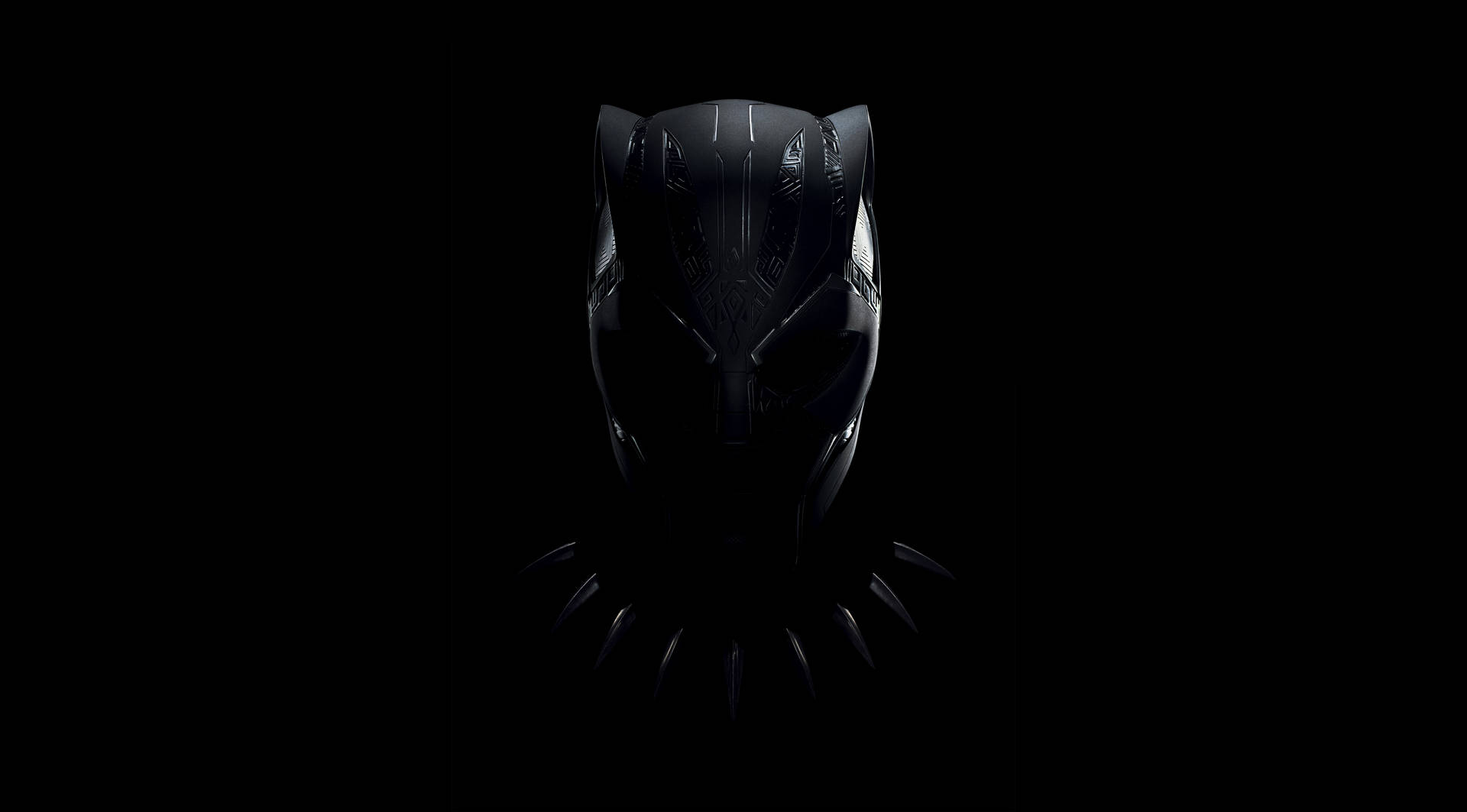 Minimalist Black Panther 4K Ultra HD Tối Hình nền