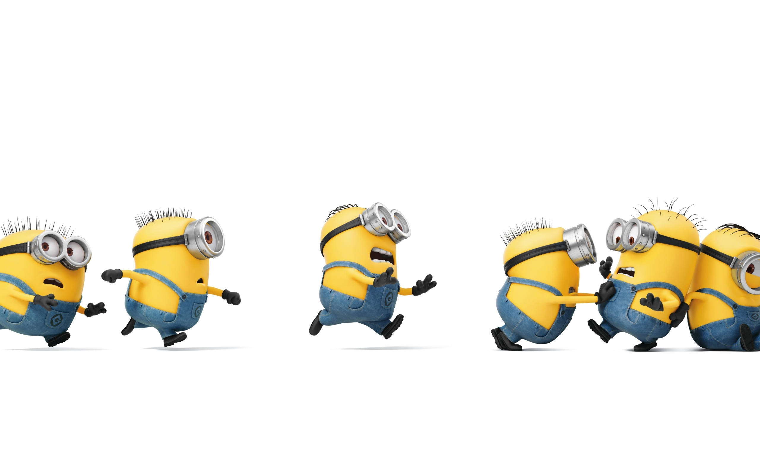 Minion đang chạy trên Desktop Hình nền