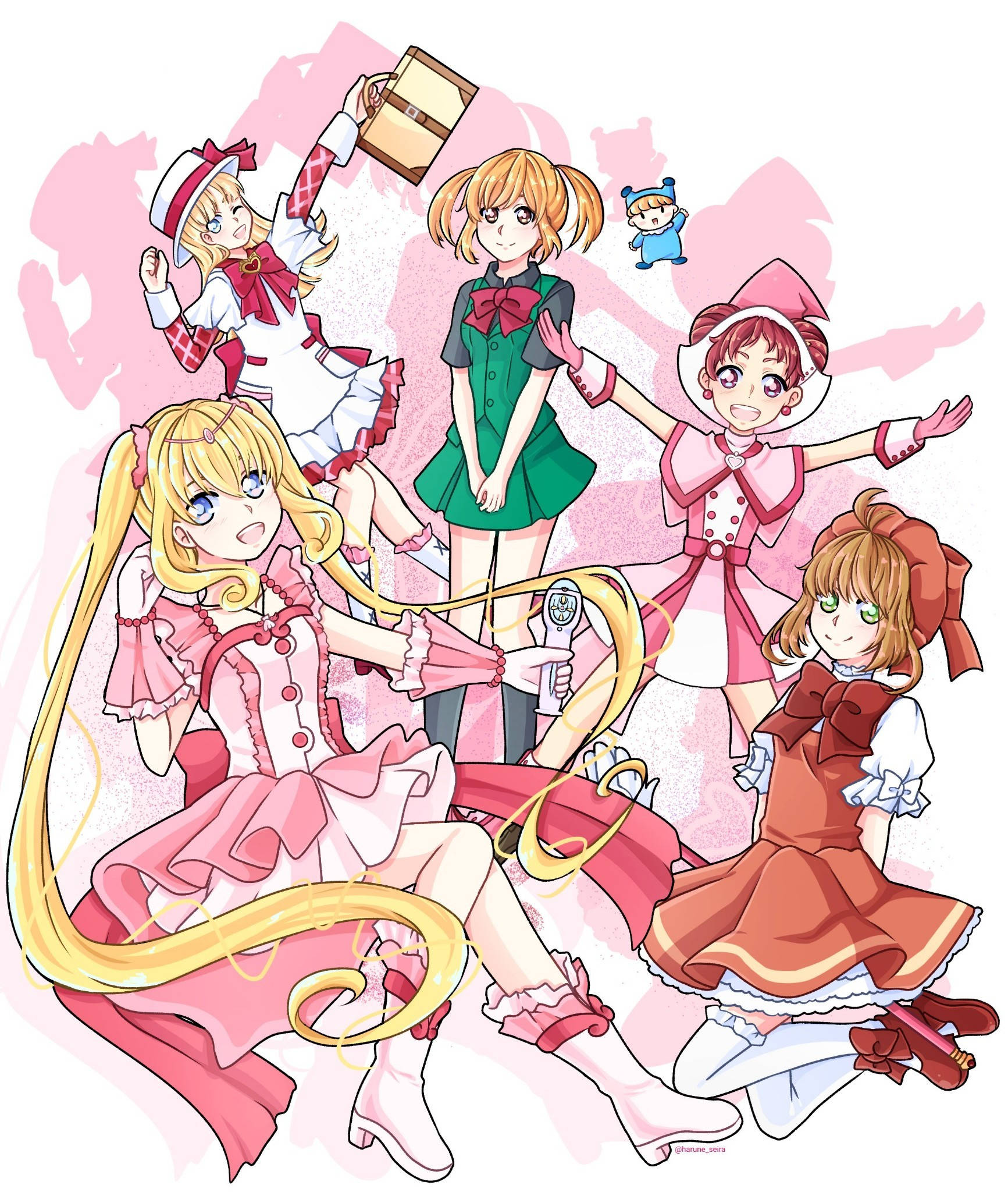 Mirmo De Pon Pink Ladies Hình nền