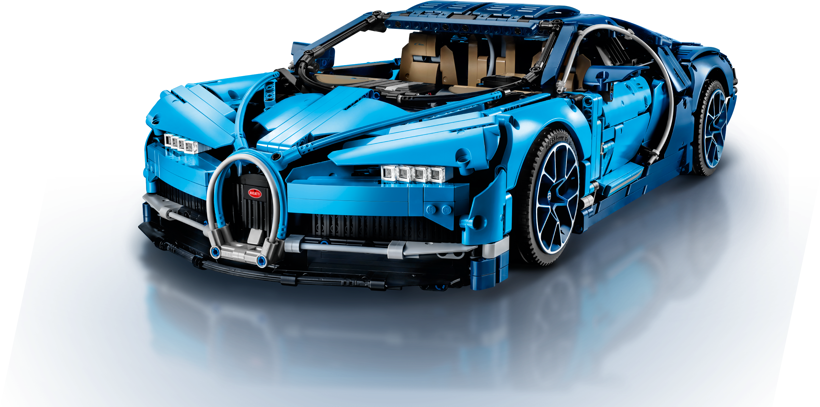 Mô hình Lego Bugatti màu xanh Hình nền