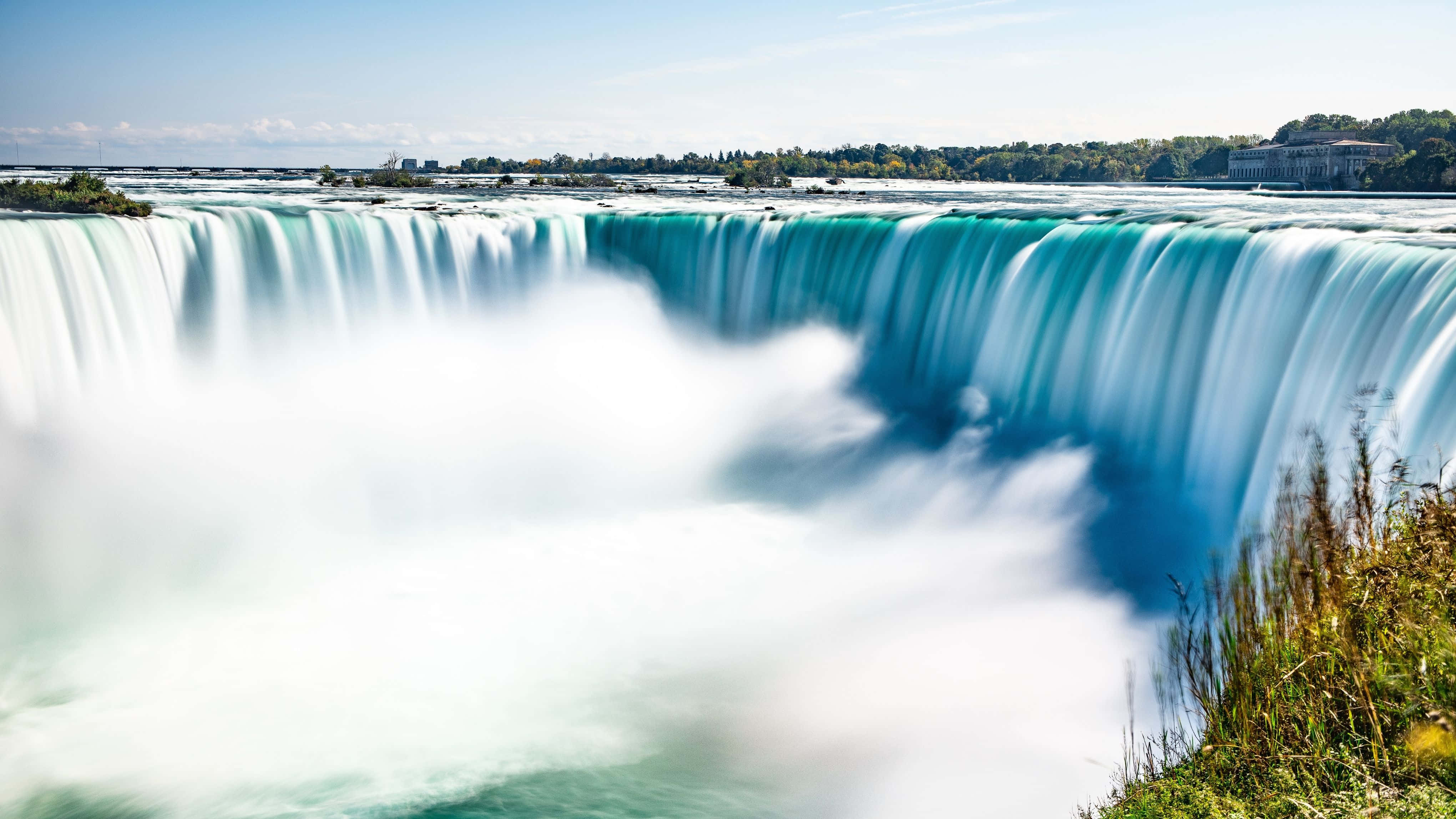 Móng Ngựa Thác Niagara 4K Màn Hình Hình nền