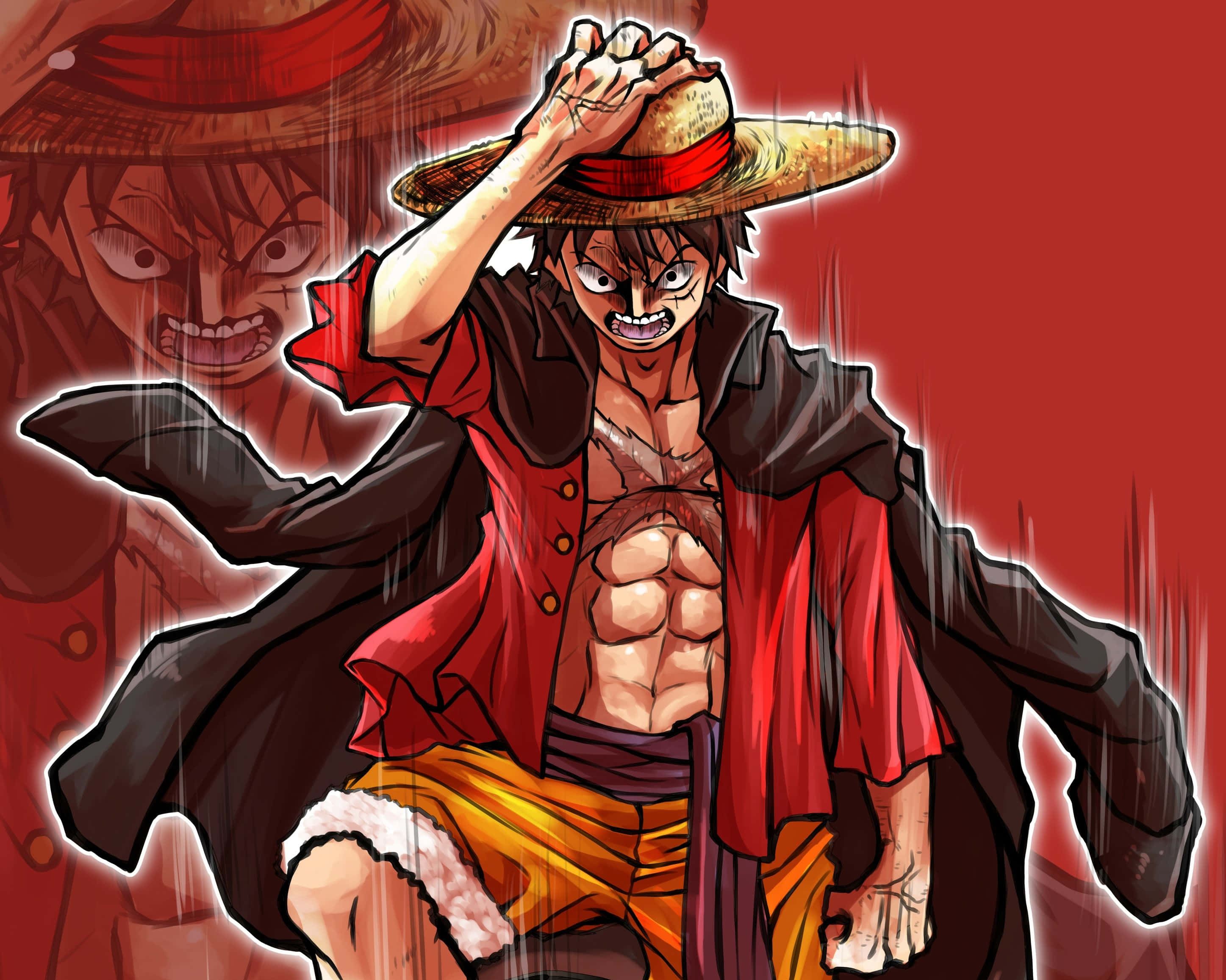 Monkey D. Luffy, nhân vật chính của One Piece Hình nền