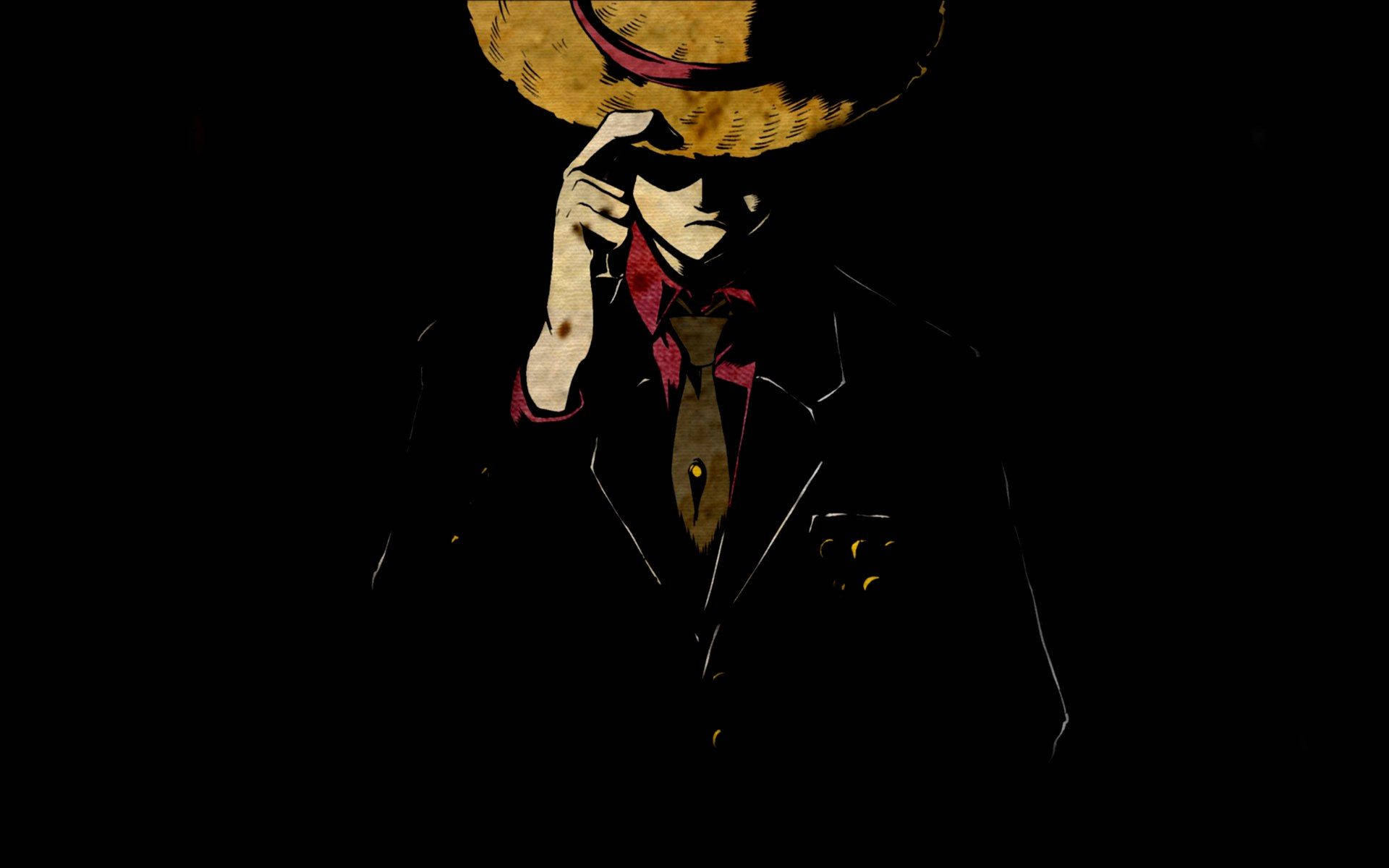 "Monkey D. Luffy Quyết Tâm Thành Công Trong Cuộc Phiêu Lưu Hải Tặc Của Mình" Hình nền