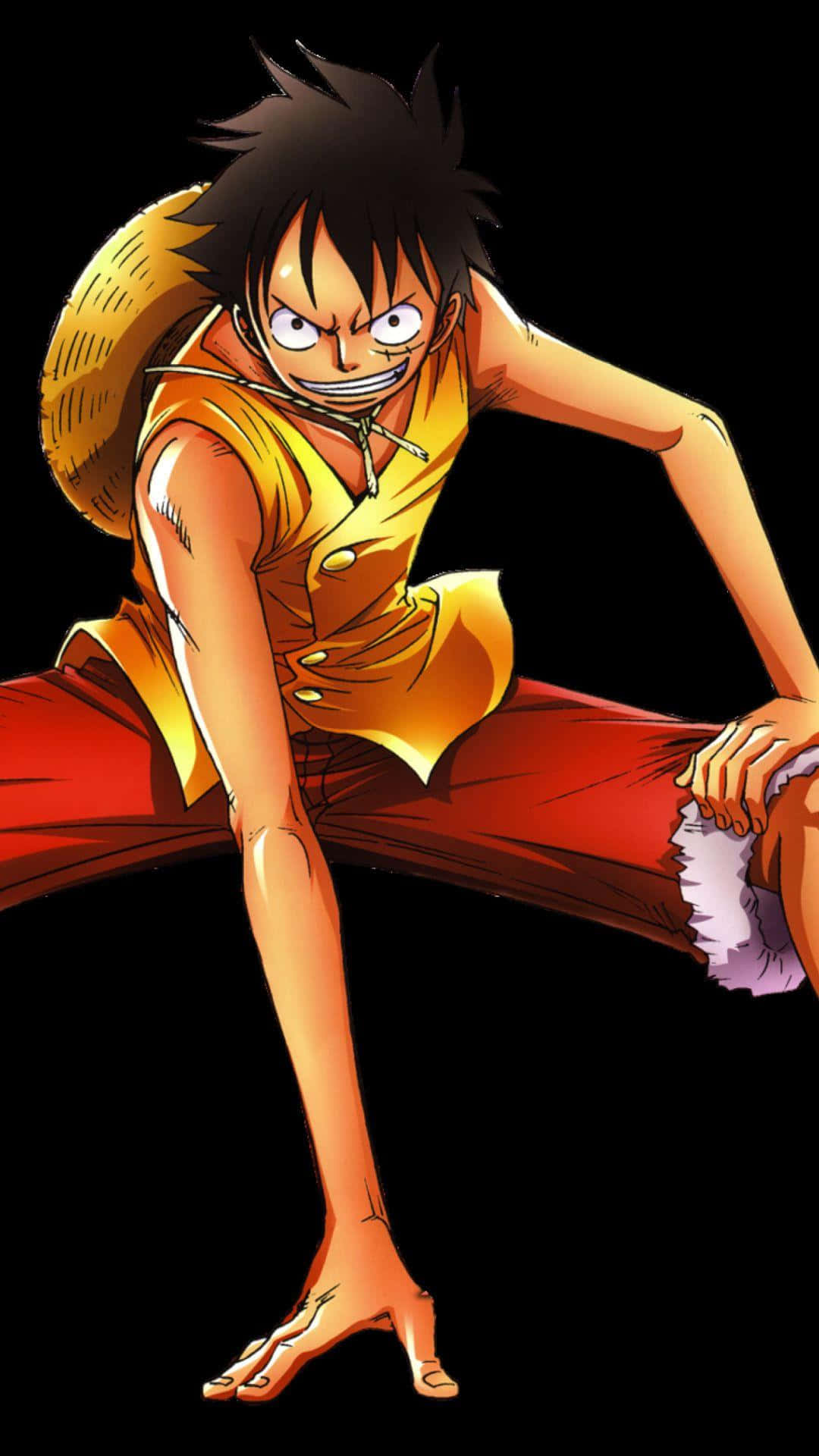 Monkey D Luffy sẵn sàng ra khơi trên Grand Line. Hình nền