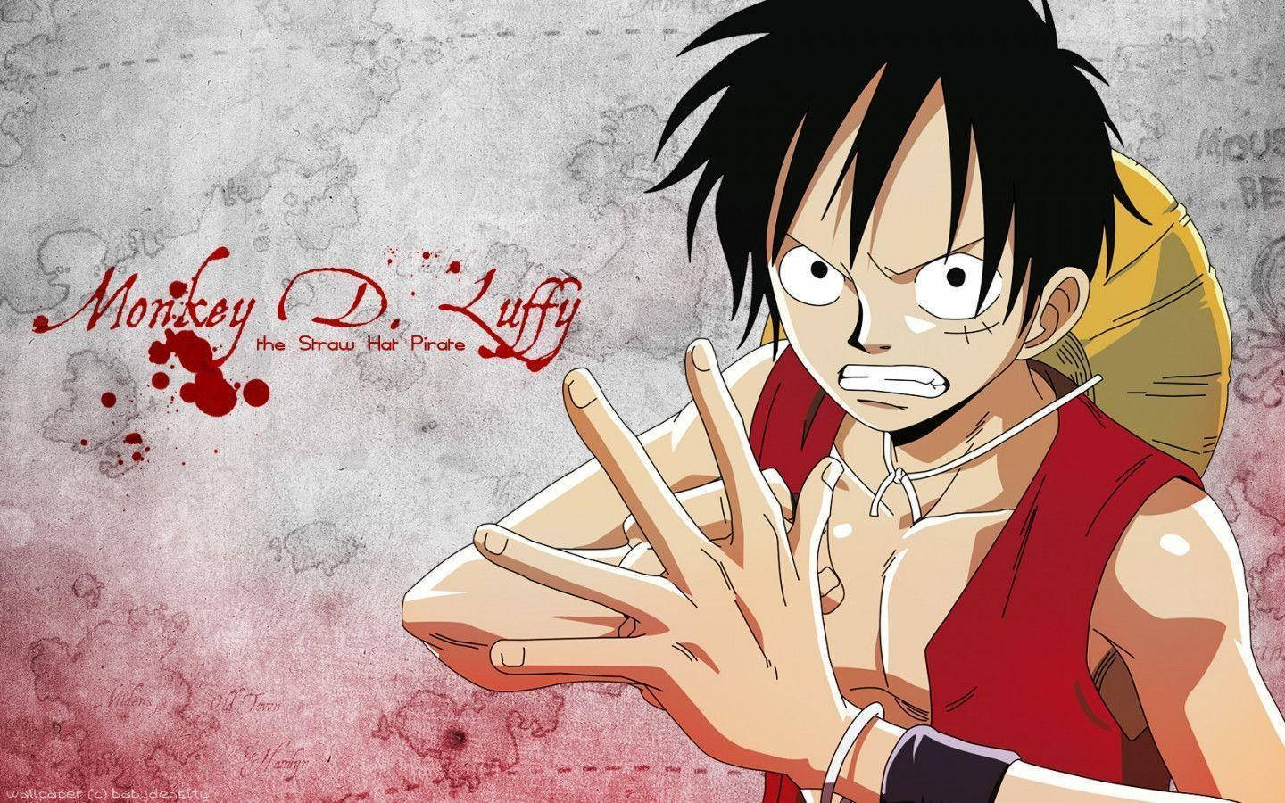 Monkey D Luffy Tức Giận Hình nền