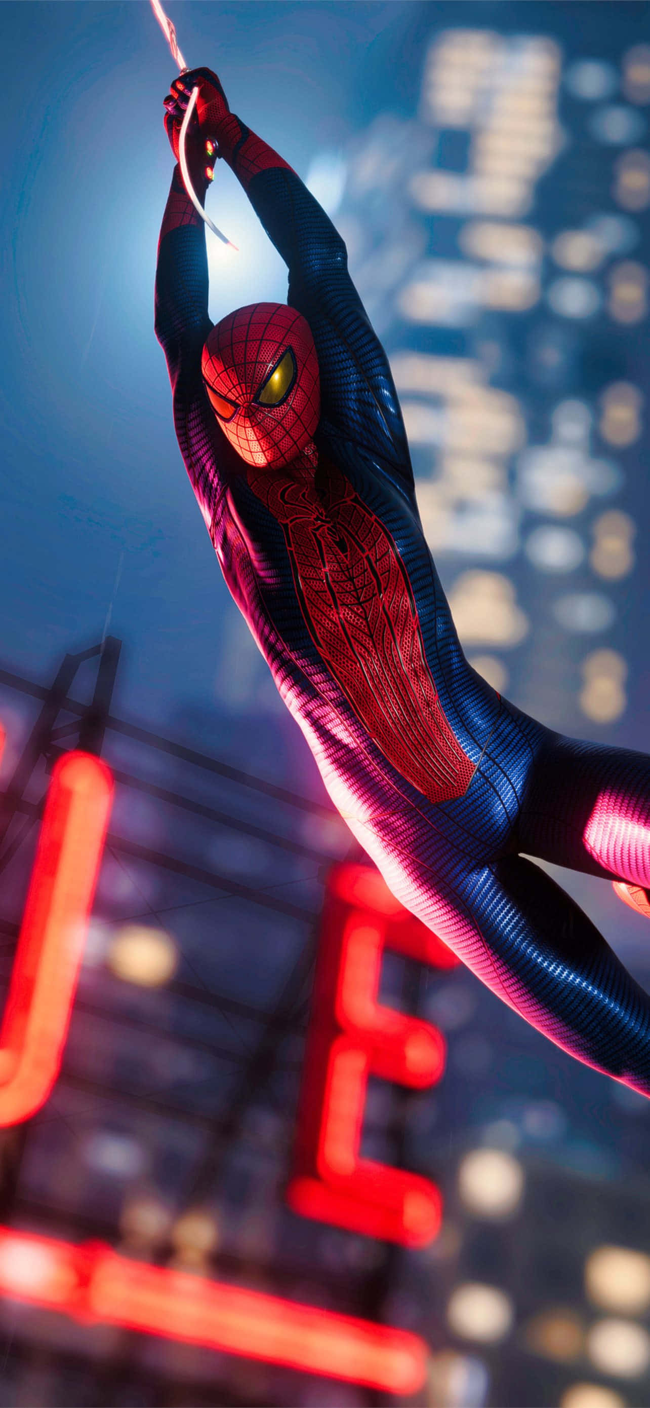 Một cảnh hành động từ Spiderman Hình nền