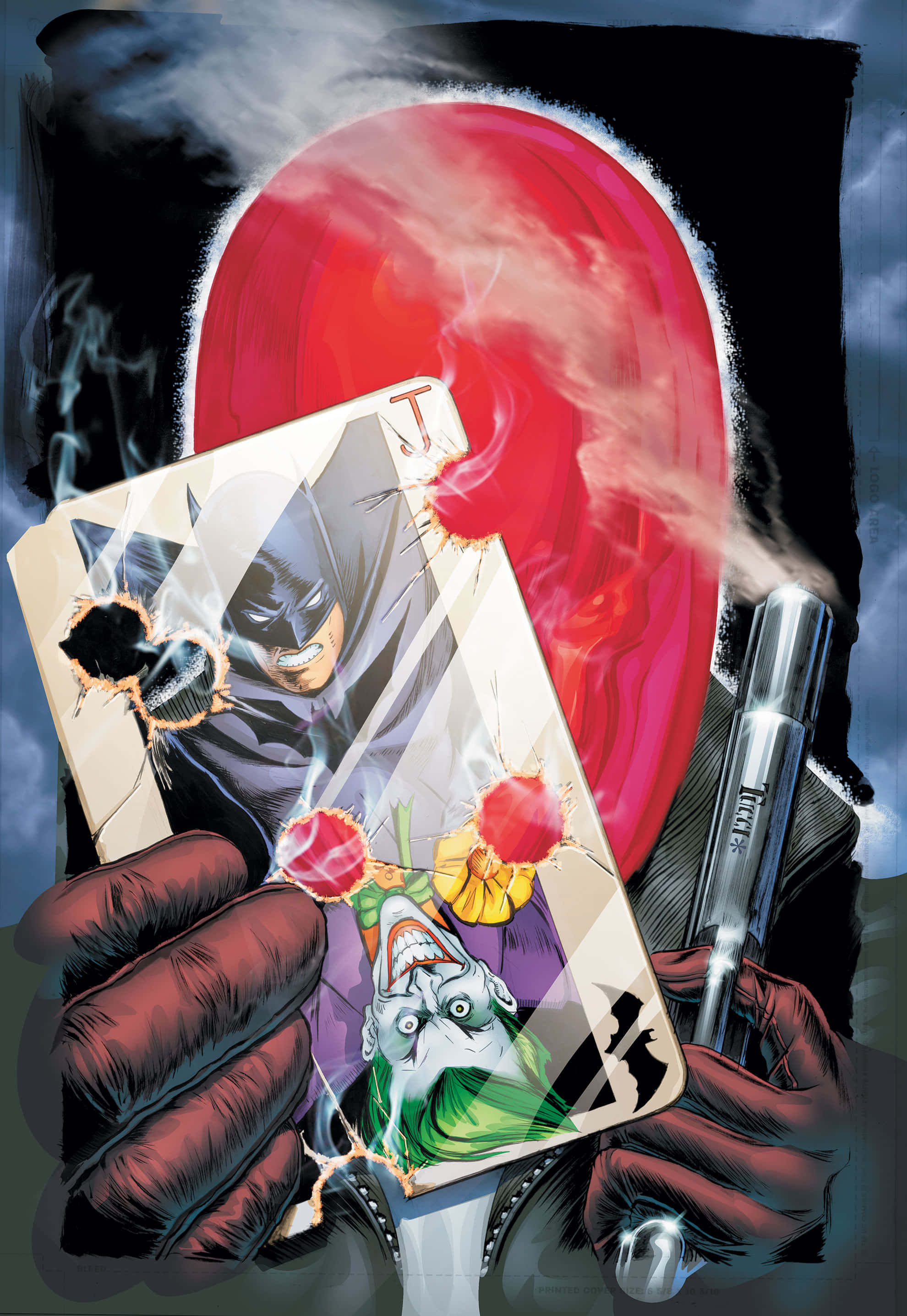Một cảnh hành động nghẹt thở của Red Hood Hình nền