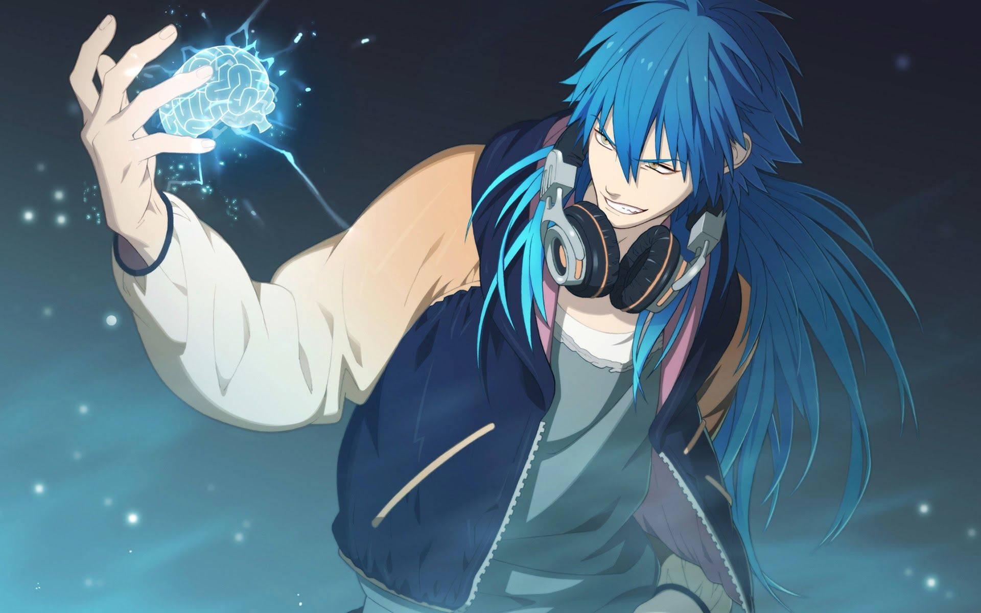 Một Cậu Bé Anime Đang Nghe Những Giai Điệu Yêu Thích Hình nền