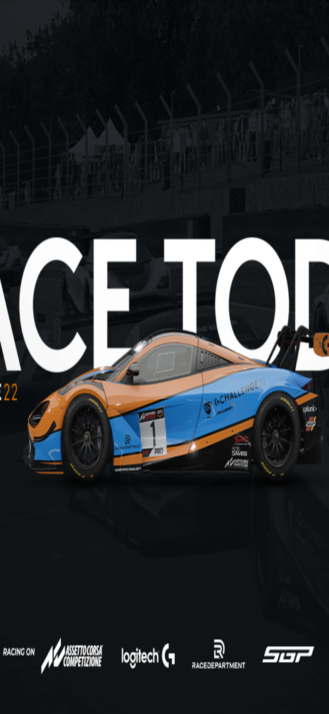 Một chiếc xe đua có dòng chữ race today trên đó Hình nền