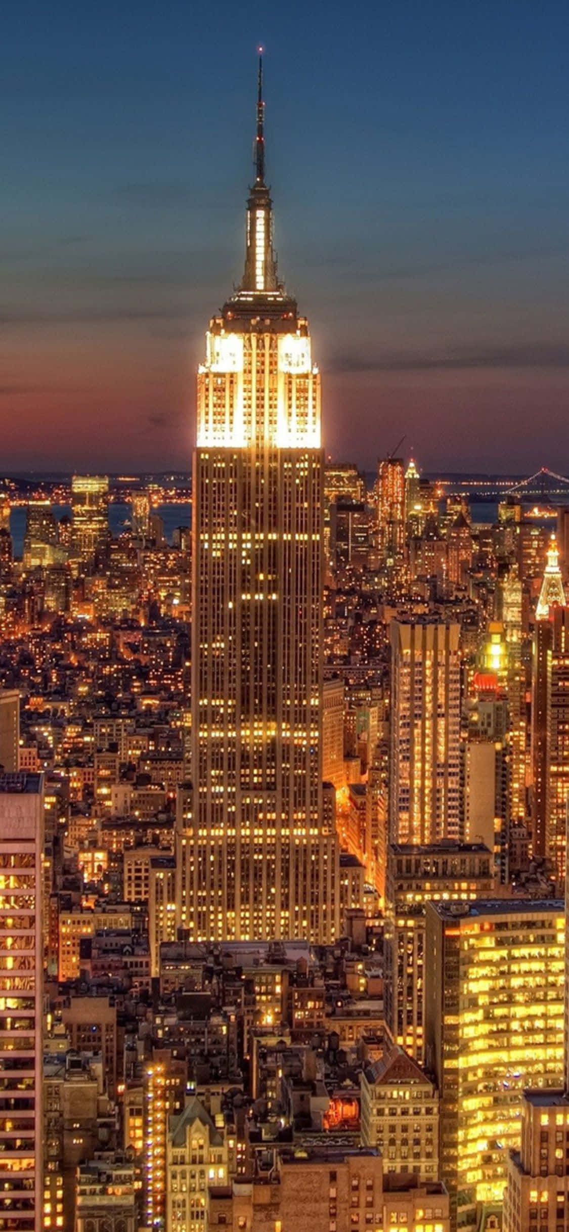 Một góc nhìn ấn tượng về Quả táo lớn - Thành phố New York Hình nền