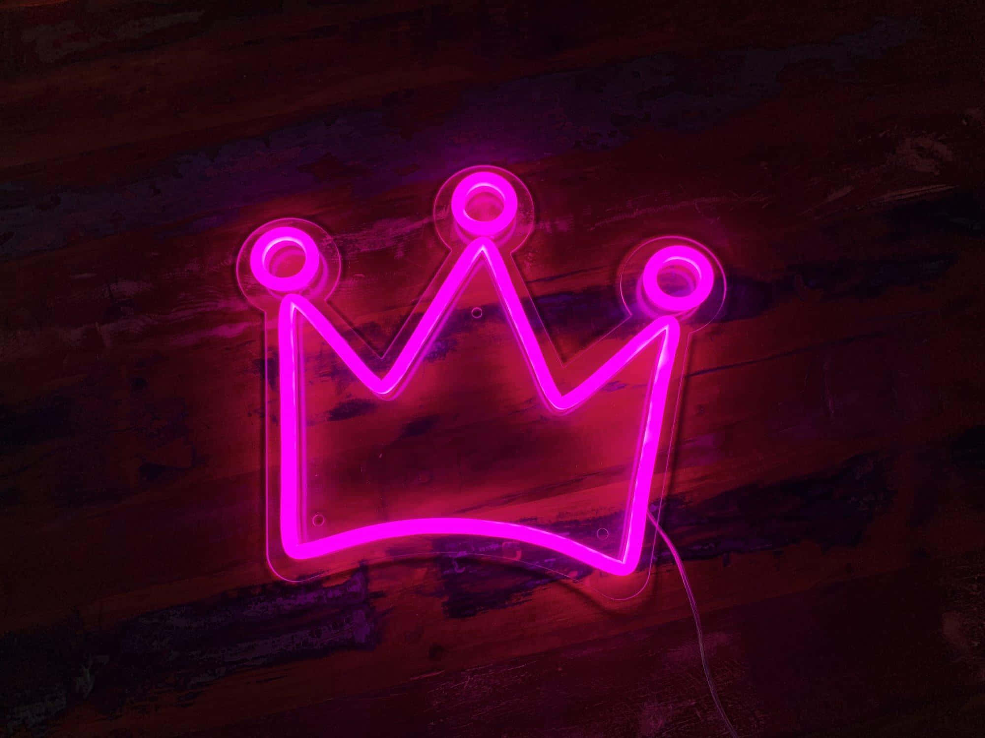 "Một lối thoát mộng mơ đến thế giới ánh đèn neon" Hình nền