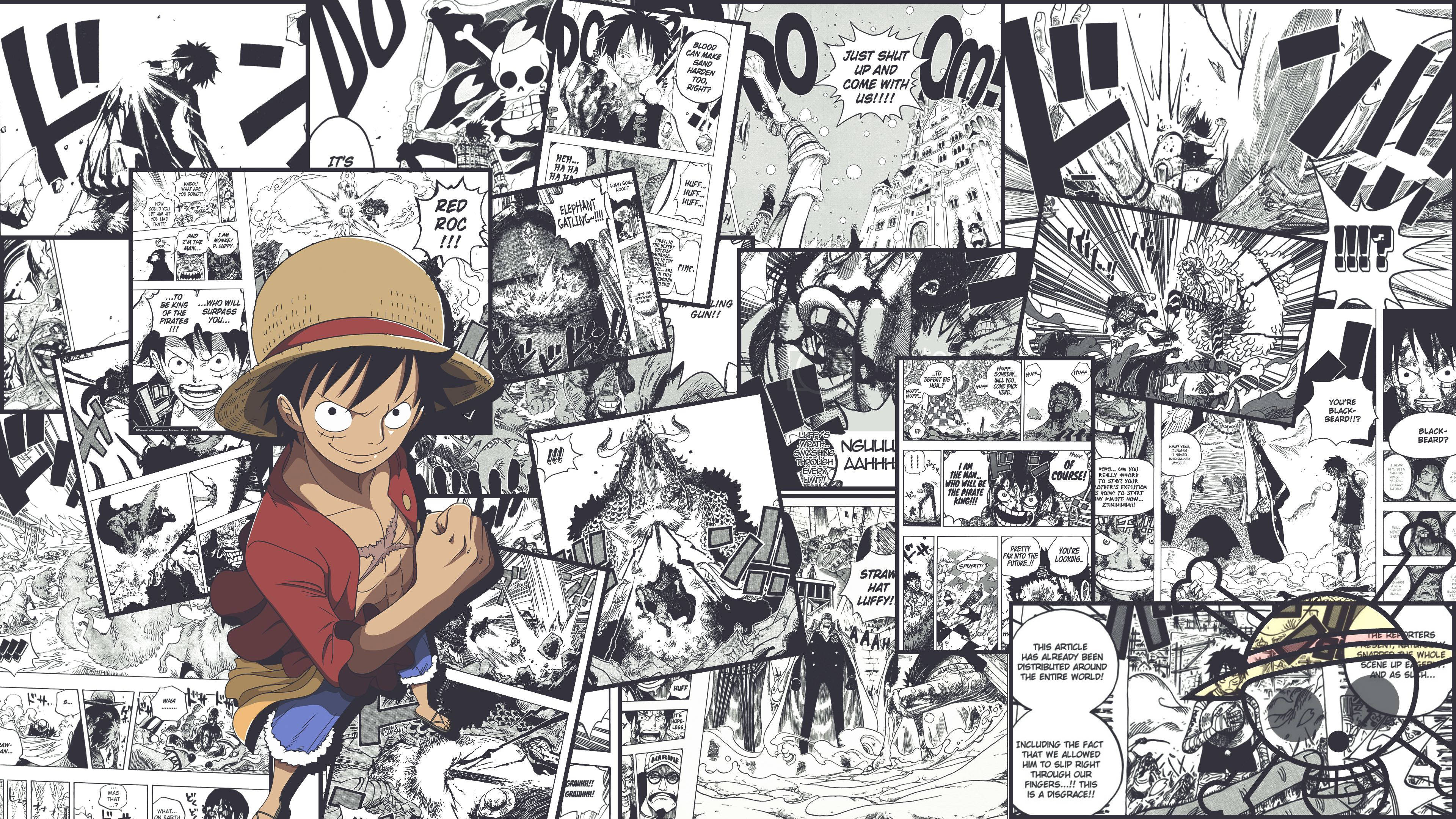 Một mảnh ghép Manga Desktop One Piece Hình nền