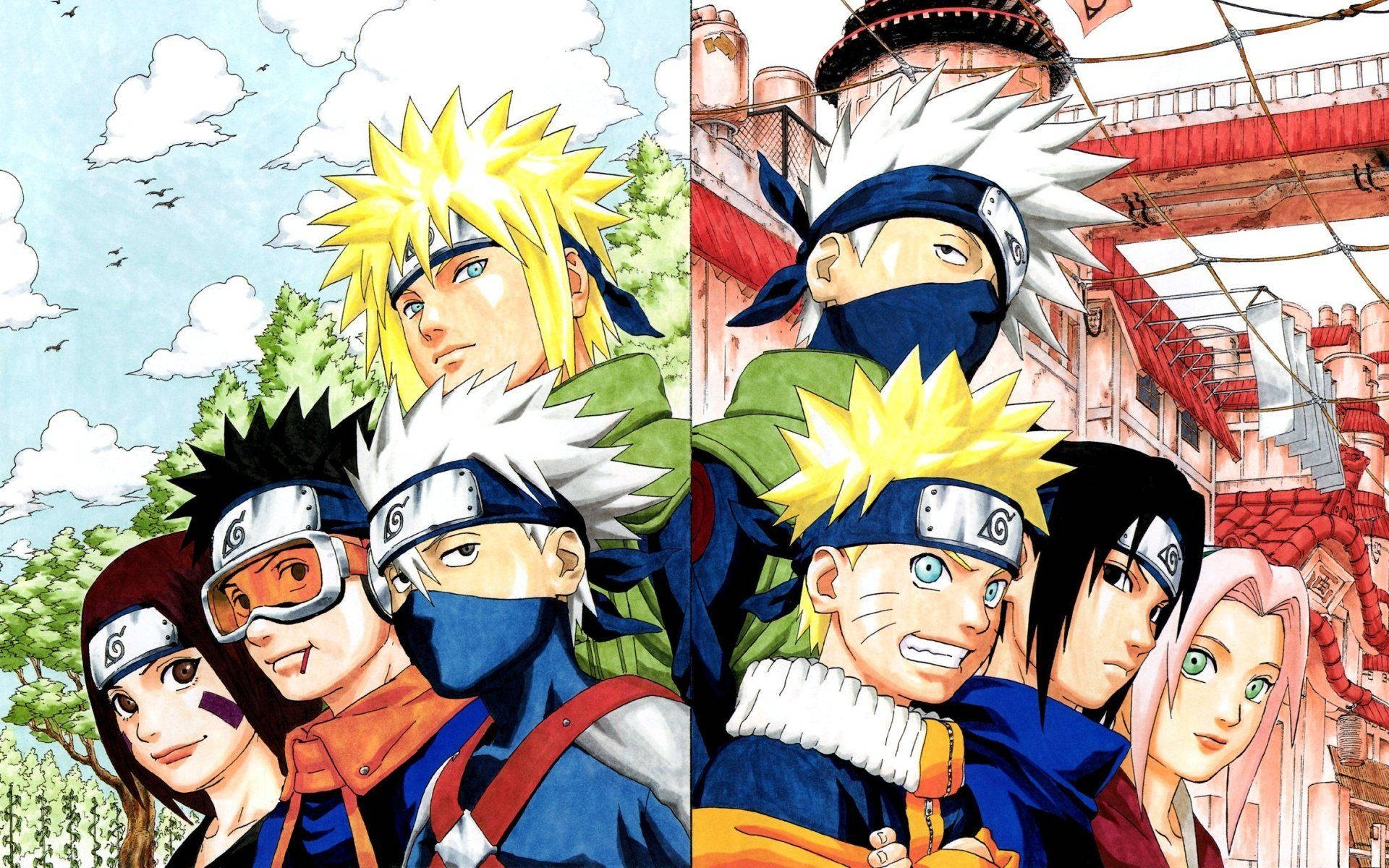 Một Nhóm Nhân Vật Naruto Được Yêu Thích Hình nền
